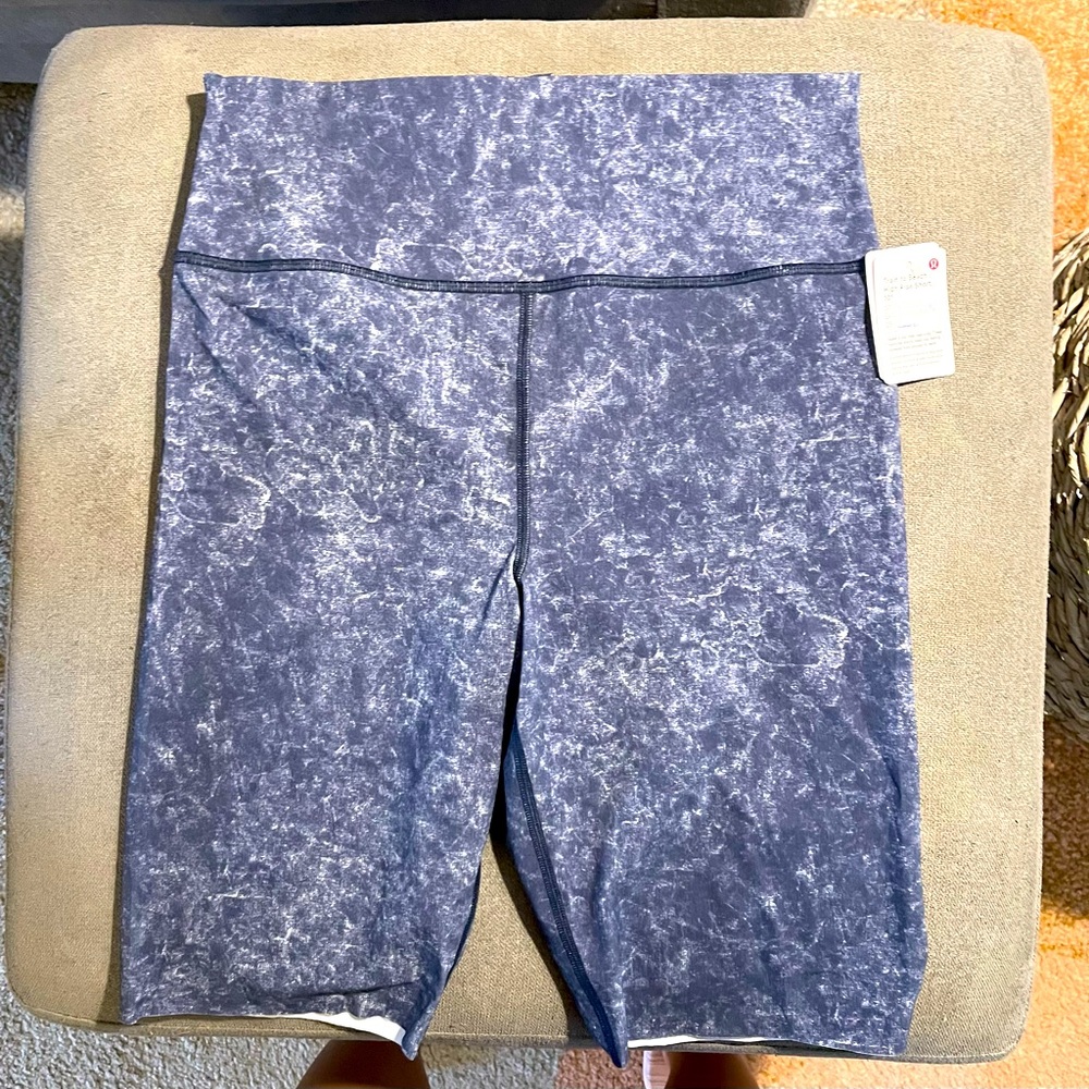 Lululemon Train to Beach High Rise Shorts 10” - size 10 . NEW WITH TAGS!